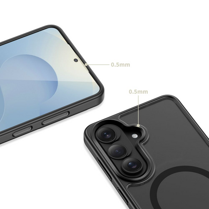 Custodia MagSafe per Samsung Galaxy S26 Plus S947, Tech-Protect, Magrack, Nera Opaca