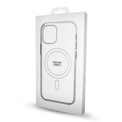 Custodia MagSafe per Samsung Galaxy S24 S921, OEM, 1800 Gauss, Trasparente