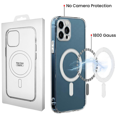 MagSafe-Hülle für Samsung Galaxy S25 S931, OEM, 1800 Gauss, Transparent
