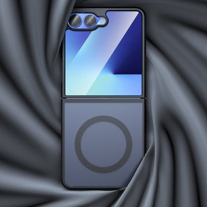 MagSafe-Hülle für Samsung Galaxy Z Flip7 F766, Techsuit, PureFrost, Schwarz
