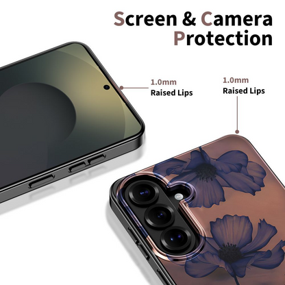 MagSafe Hülle für Samsung Galaxy S26 S942, Tech-Protect, Lamano Velvet Night, Schwarz