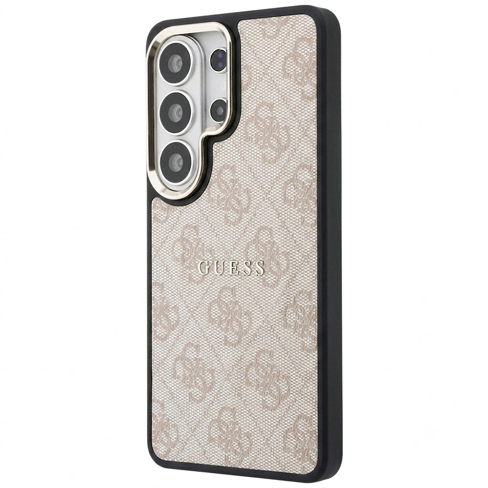 Étui MagSafe pour Samsung Galaxy S26 Ultra S948, Guess, 4G Embossed Ring, Rose