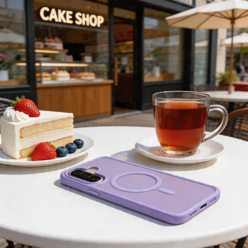 Coque MagSafe pour Samsung Galaxy A37 5G / A56 A566 / A36 A366, Tech-Protect, Magmat, Violet Mat
