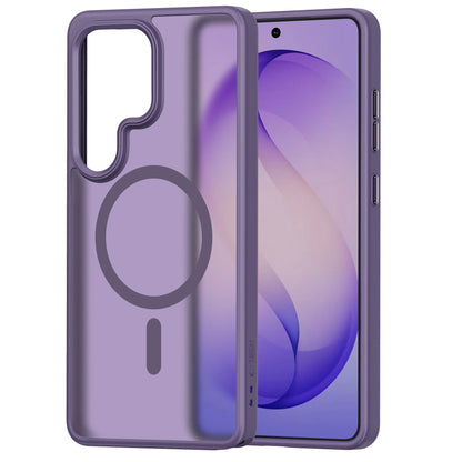 Coque MagSafe pour Samsung Galaxy S26 Ultra S948, Tech-Protect, Magmat, Violet Mat