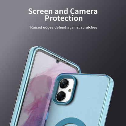 Coque MagSafe pour Samsung Galaxy A05 A055, Techsuit, CandyCase, Bleue