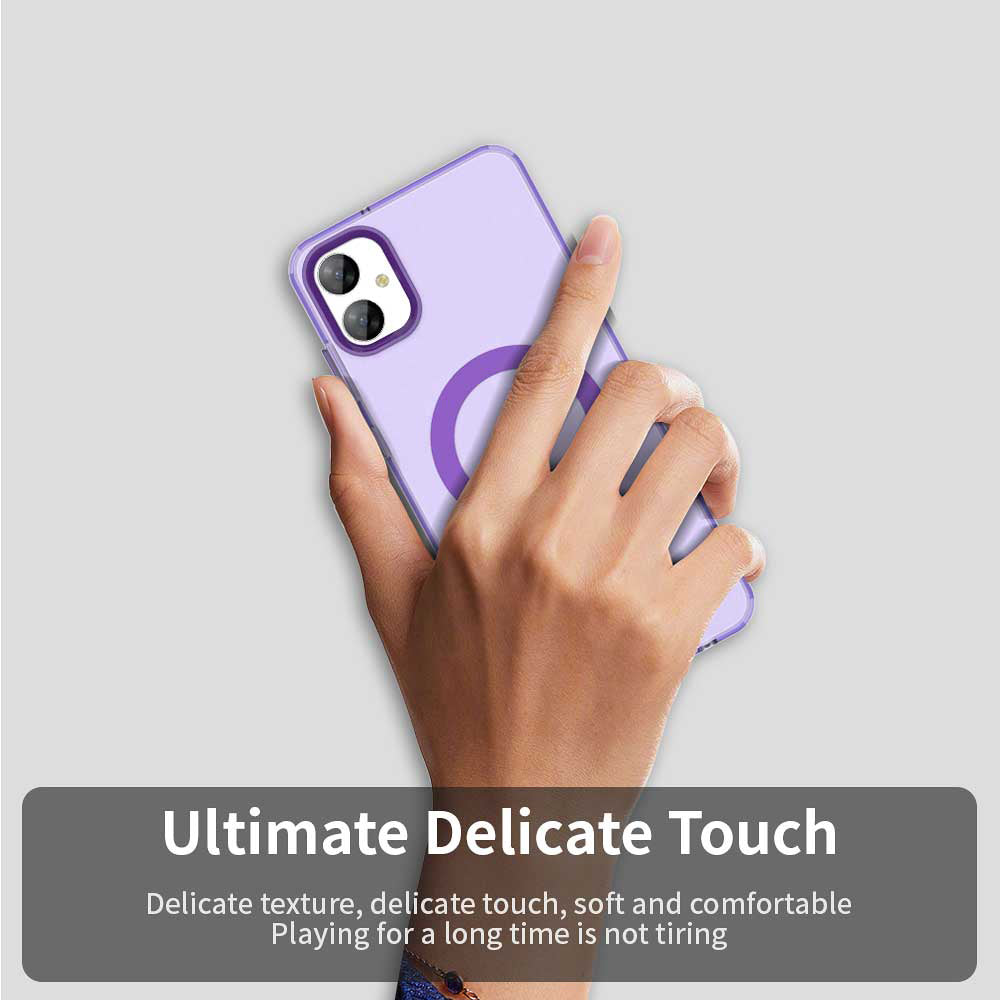 MagSafe-Hülle für Samsung Galaxy A05 A055, Techsuit, CandyCase, Lila