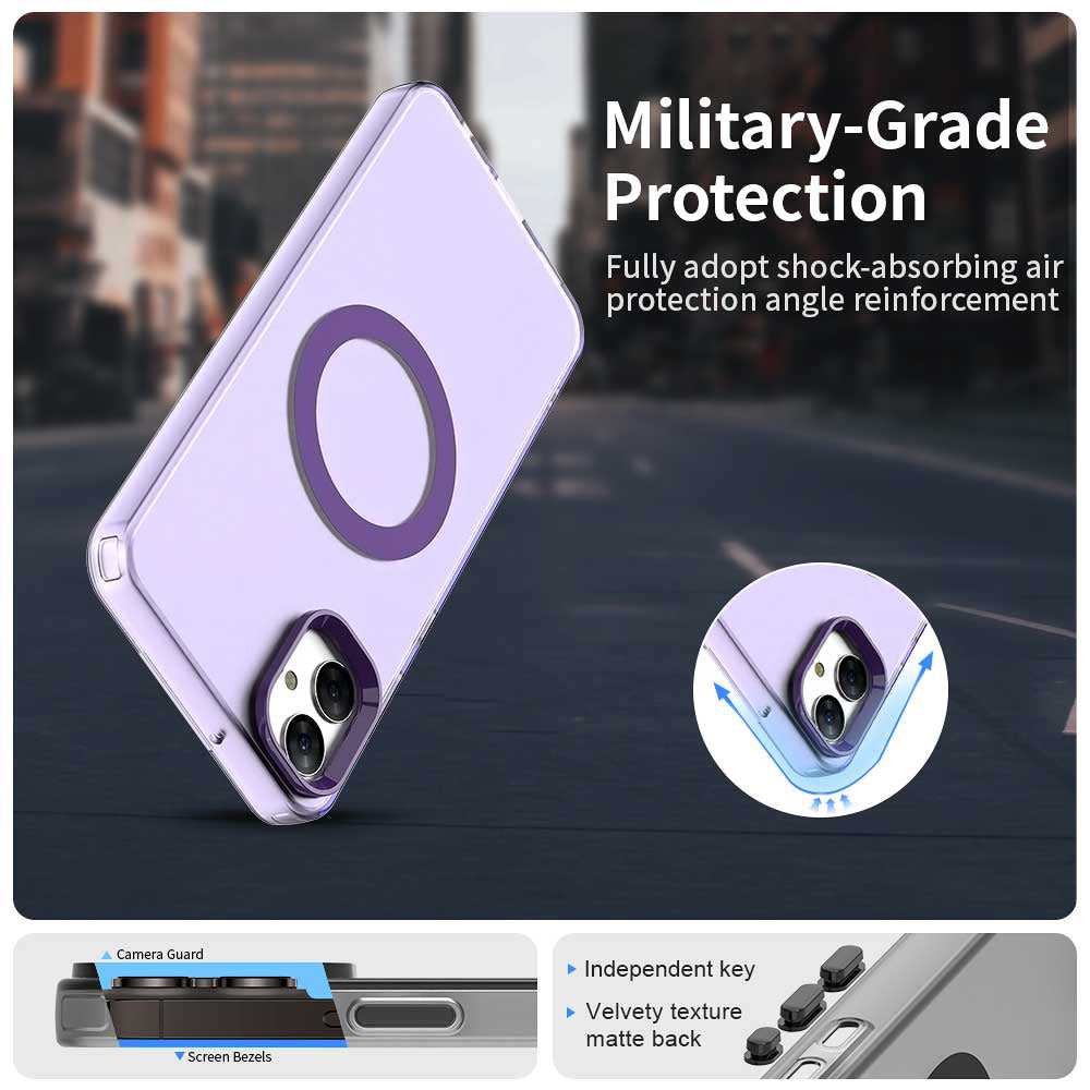 MagSafe-Hülle für Samsung Galaxy A05 A055, Techsuit, CandyCase, Lila