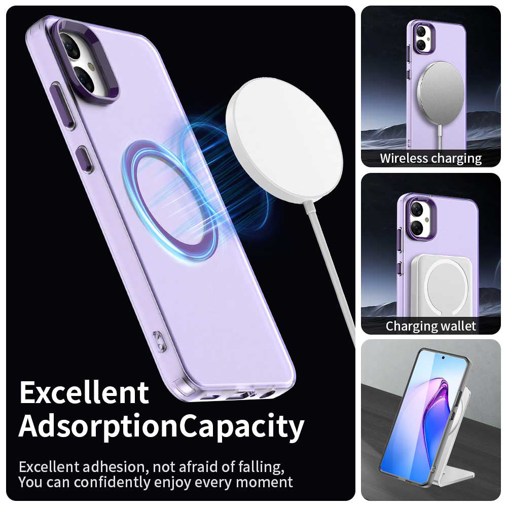 MagSafe-Hülle für Samsung Galaxy A05 A055, Techsuit, CandyCase, Lila
