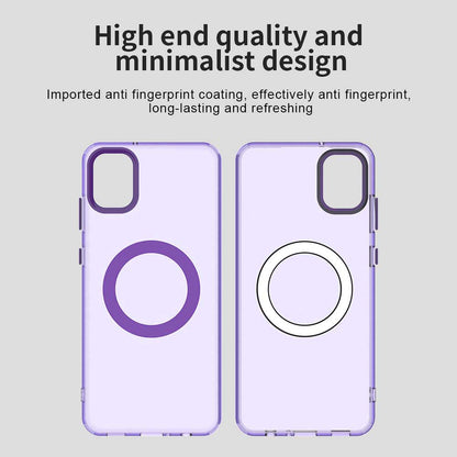 MagSafe-Hülle für Samsung Galaxy A05 A055, Techsuit, CandyCase, Lila