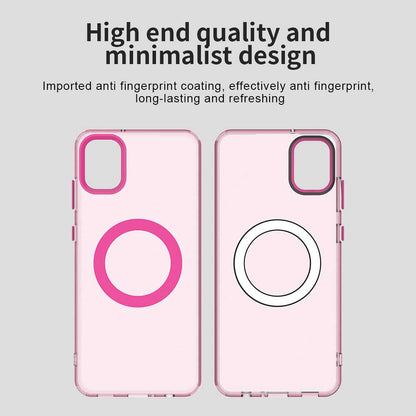 Coque MagSafe pour Samsung Galaxy A05 A055, Techsuit, CandyCase, Rose