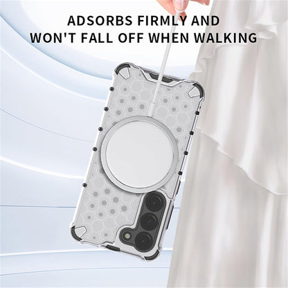 Custodia MagSafe per Samsung Galaxy A05 A055, Techsuit, HoneyComb Shield, Nera