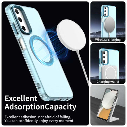 Coque MagSafe pour Samsung Galaxy A05s A057, Techsuit, CandyCase, Bleue