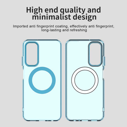 Coque MagSafe pour Samsung Galaxy A05s A057, Techsuit, CandyCase, Bleue