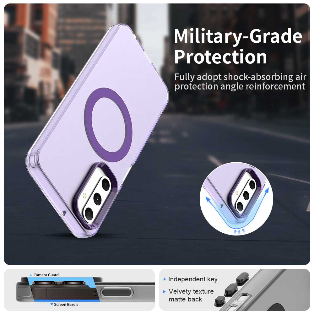 MagSafe-Hülle für Samsung Galaxy A05s A057, Techsuit, CandyCase, Lila
