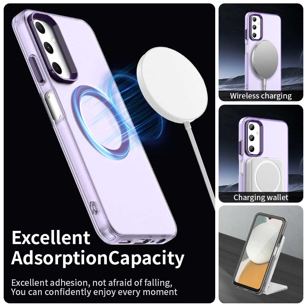 MagSafe-Hülle für Samsung Galaxy A05s A057, Techsuit, CandyCase, Lila