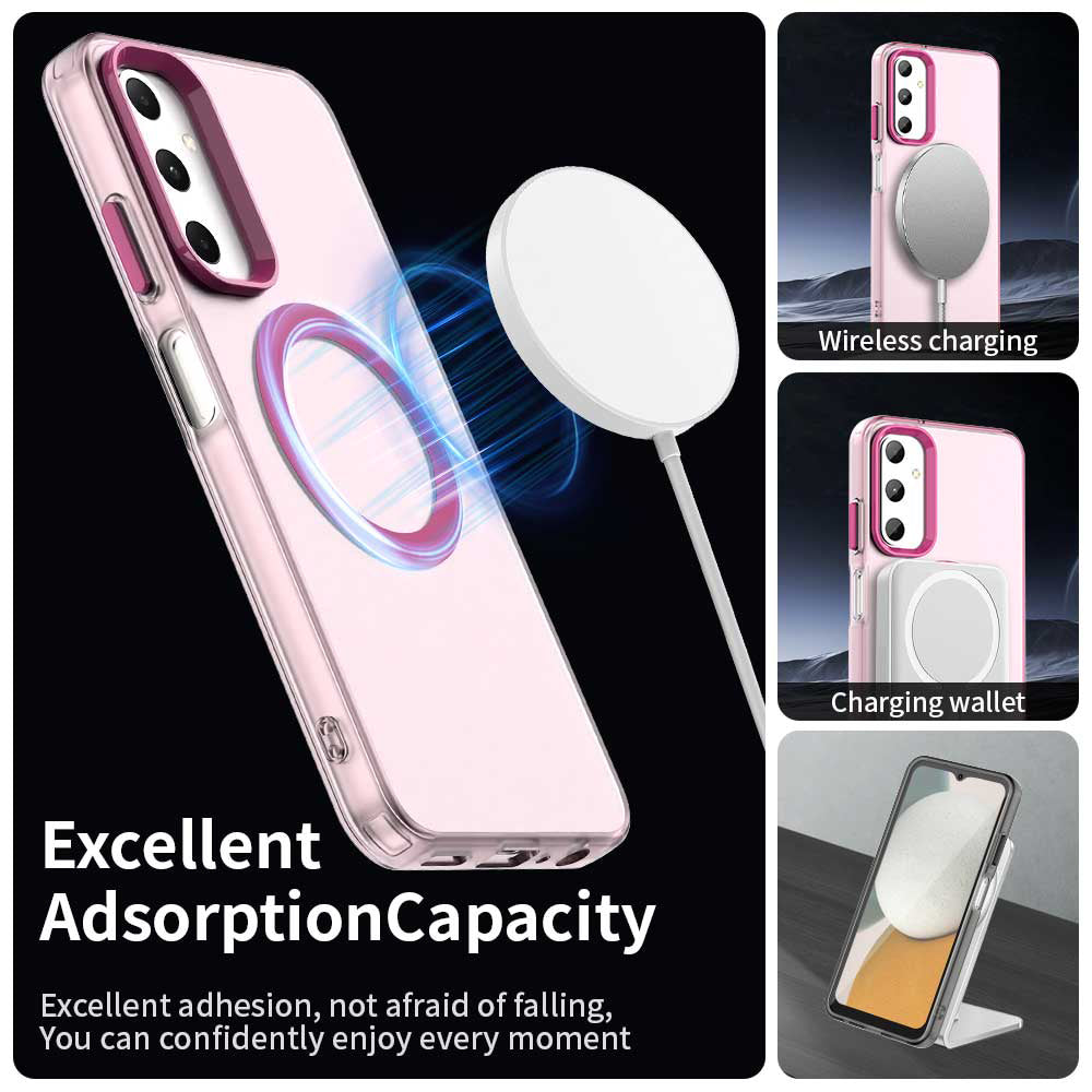 Custodia MagSafe per Samsung Galaxy A05s A057, Techsuit, CandyCase, Rosa