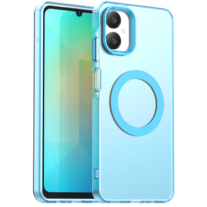Custodia MagSafe per Samsung Galaxy A06 A065, Techsuit, CandyCase, Blu