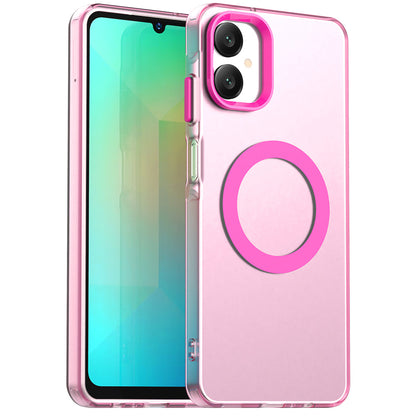 Coque MagSafe pour Samsung Galaxy A06 A065, Techsuit, CandyCase, Rose