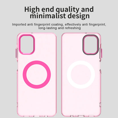 Coque MagSafe pour Samsung Galaxy A06 A065, Techsuit, CandyCase, Rose