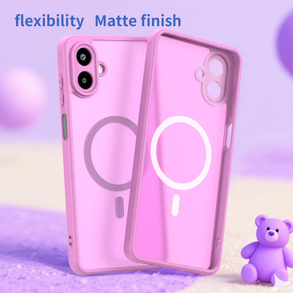 Étui MagSafe pour Samsung Galaxy A07 4G A075, Techsuit, HaloFrost II, Rose