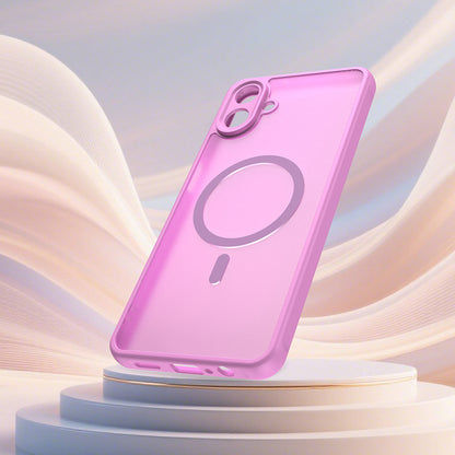 Étui MagSafe pour Samsung Galaxy A07 4G A075, Techsuit, HaloFrost II, Rose