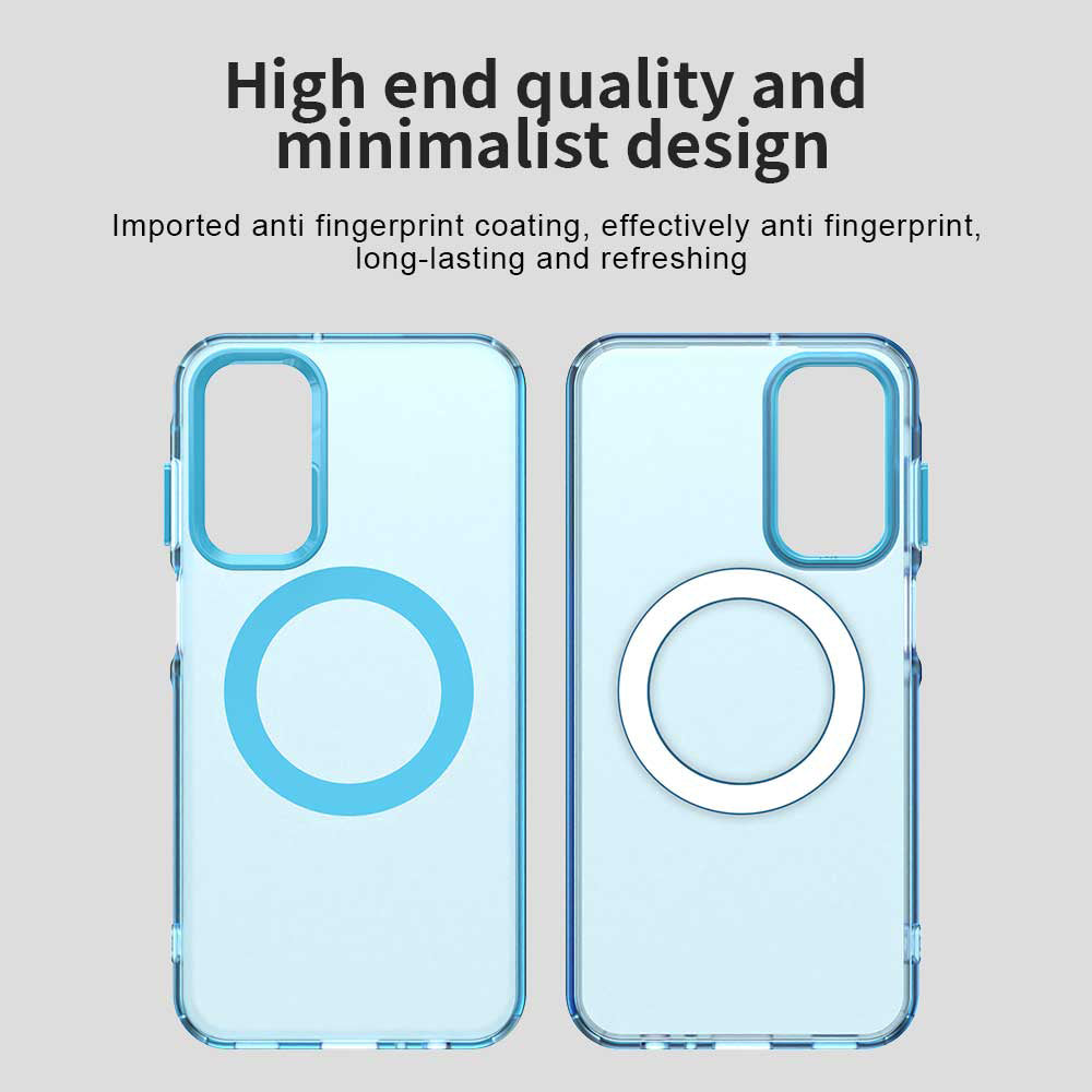 Custodia MagSafe per Samsung Galaxy A15 5G A156 / A15 A155, Techsuit, CandyCase, Blu