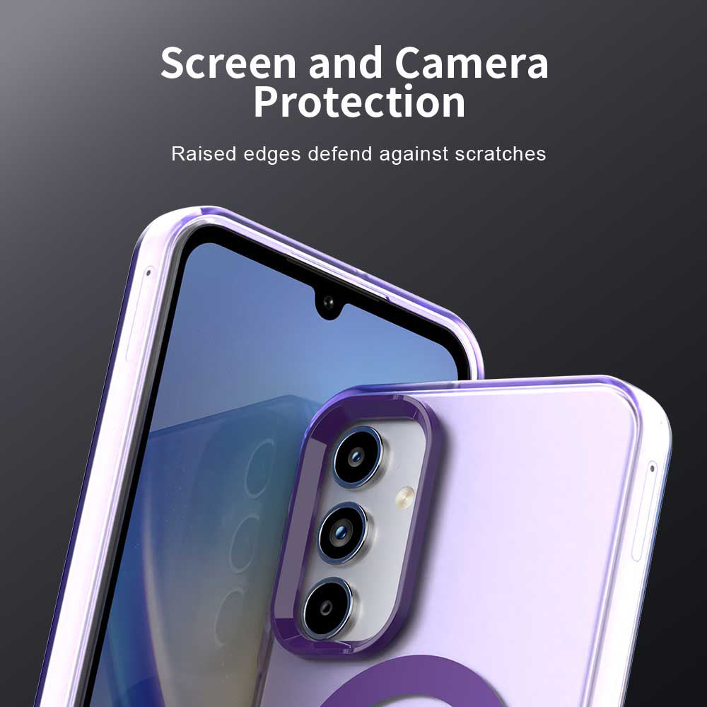 Custodia MagSafe per Samsung Galaxy A15 5G A156 / A15 A155, Techsuit, CandyCase, Viola