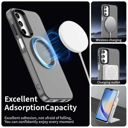 Custodia MagSafe per Samsung Galaxy A15 5G A156 / A15 A155, Techsuit, CandyCase, Nera