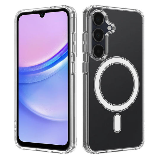 Coque MagSafe pour Samsung Galaxy A15 A155, Techsuit, Pro, Transparente