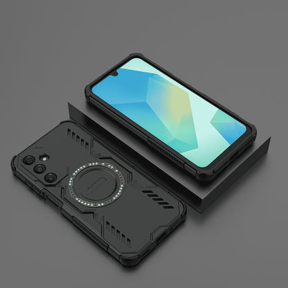 MagSafe-Hülle für Samsung Galaxy A16 5G A166 / A16 4G A165, Techsuit, ArmorMag, Schwarz