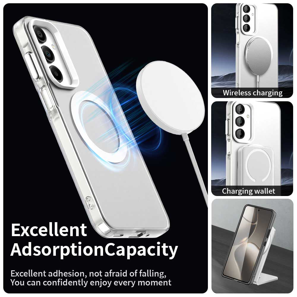 MagSafe-Hülle für Samsung Galaxy A16 5G A166 / A16 4G A165, Techsuit, CandyCase, Weiß