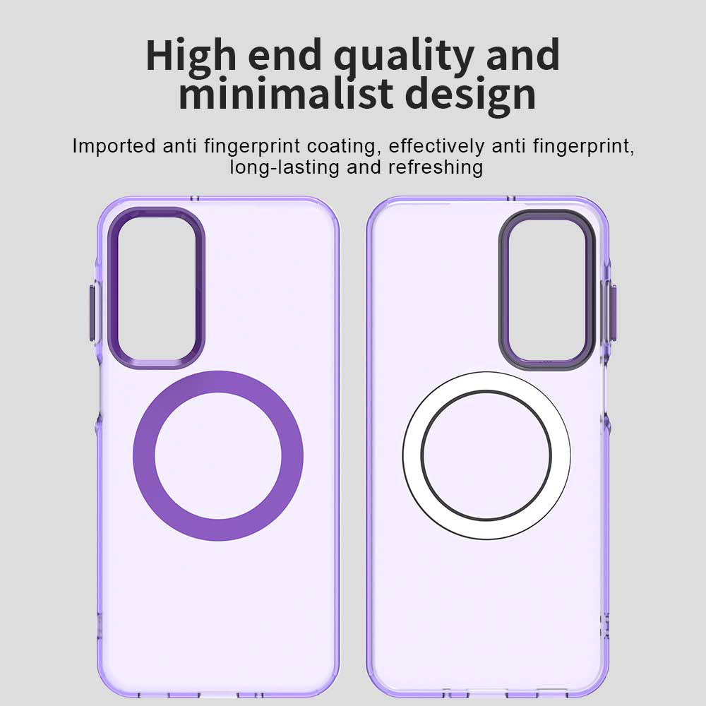 Custodia MagSafe per Samsung Galaxy A16 5G A166 / A16 4G A165, Techsuit, CandyCase, Viola