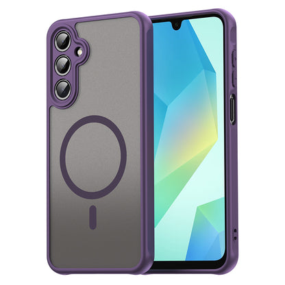 Custodia MagSafe per Samsung Galaxy A16 5G A166 / A16 4G A165, Techsuit, HaloFrost II, Viola