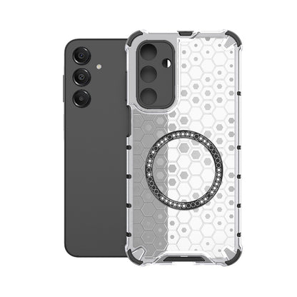 Custodia MagSafe per Samsung Galaxy A16 5G A166 / A16 4G A165, Techsuit, HoneyComb Shield, Bianca