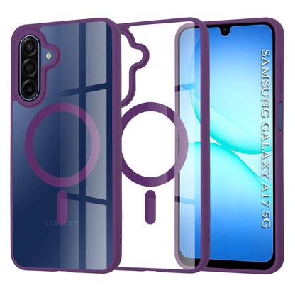 Custodia MagSafe per Samsung Galaxy A17 4G / A17 5G, Techsuit, Pro, Viola