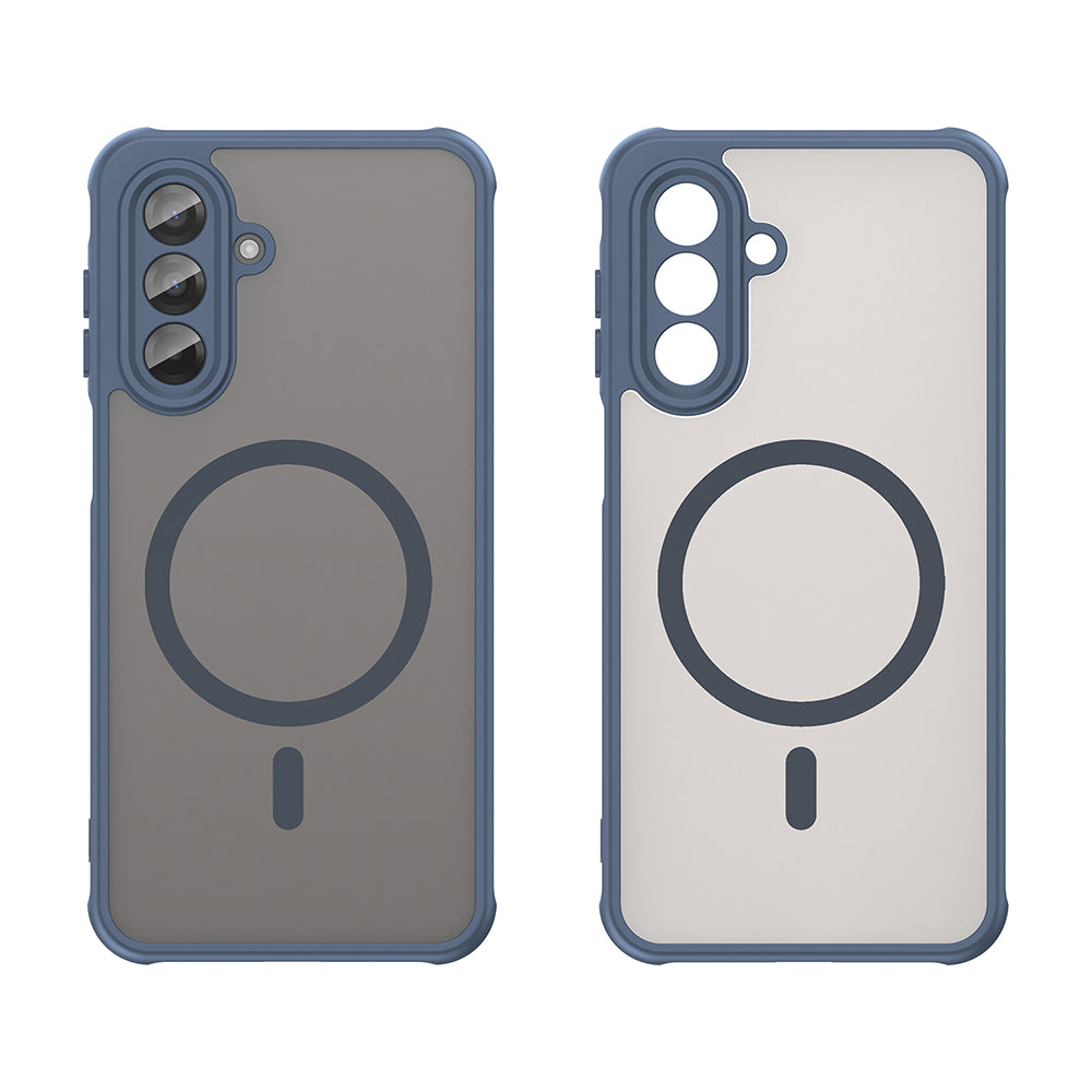 MagSafe-Hülle für Samsung Galaxy A17 5G, Techsuit, HaloFrost II, Marineblau