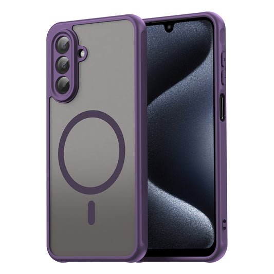 Custodia MagSafe per Samsung Galaxy A17 5G, Techsuit, HaloFrost II, Viola
