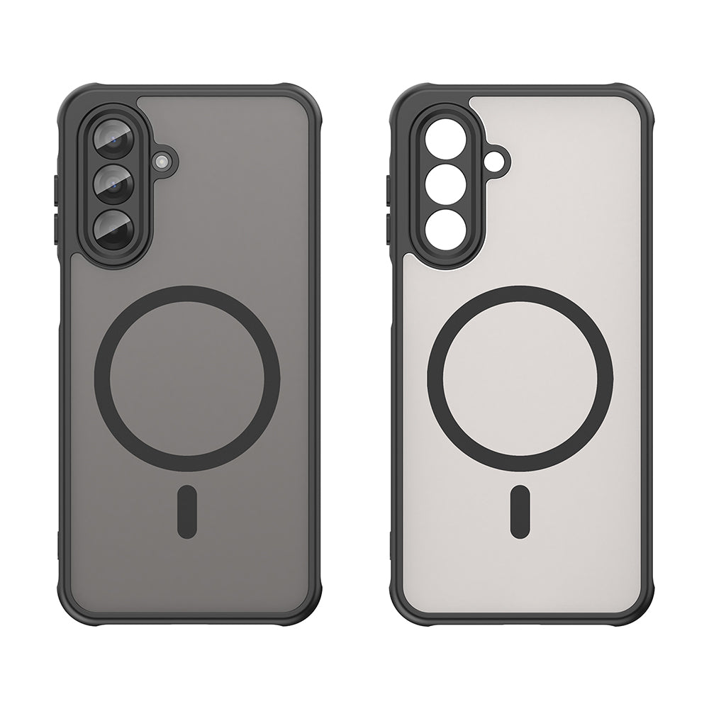 Custodia MagSafe per Samsung Galaxy A17 5G, Techsuit, HaloFrost II, Nera