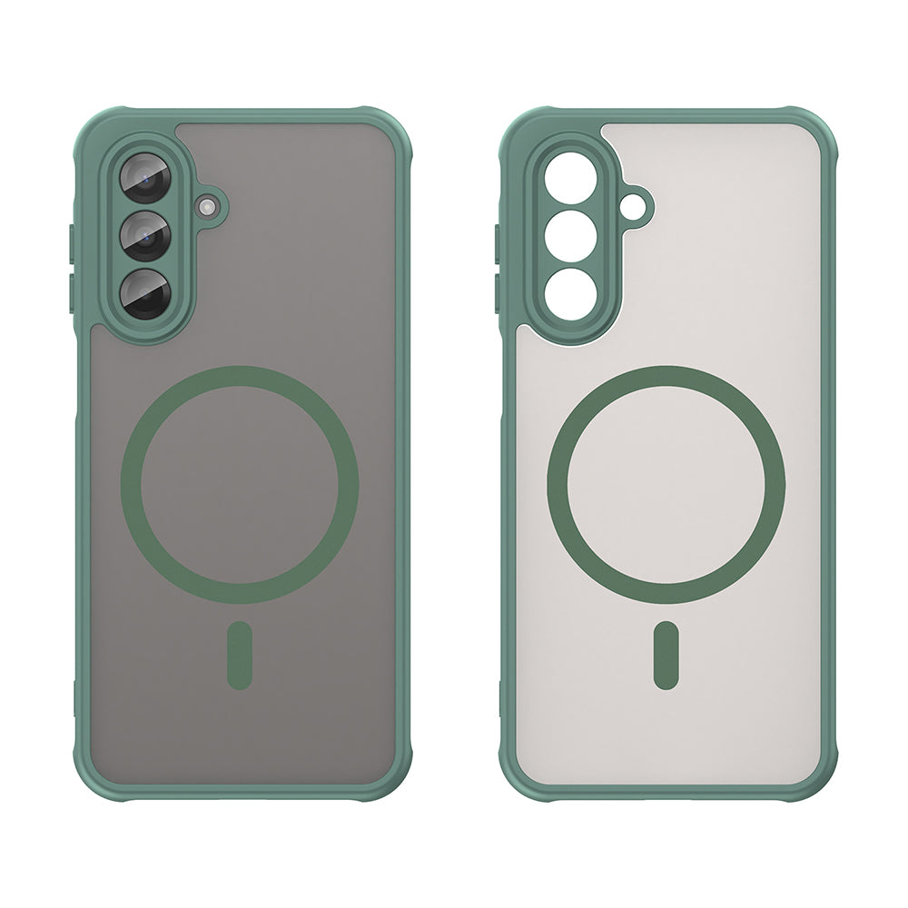 MagSafe Case for Samsung Galaxy A17 5G, Techsuit, HaloFrost II, Green