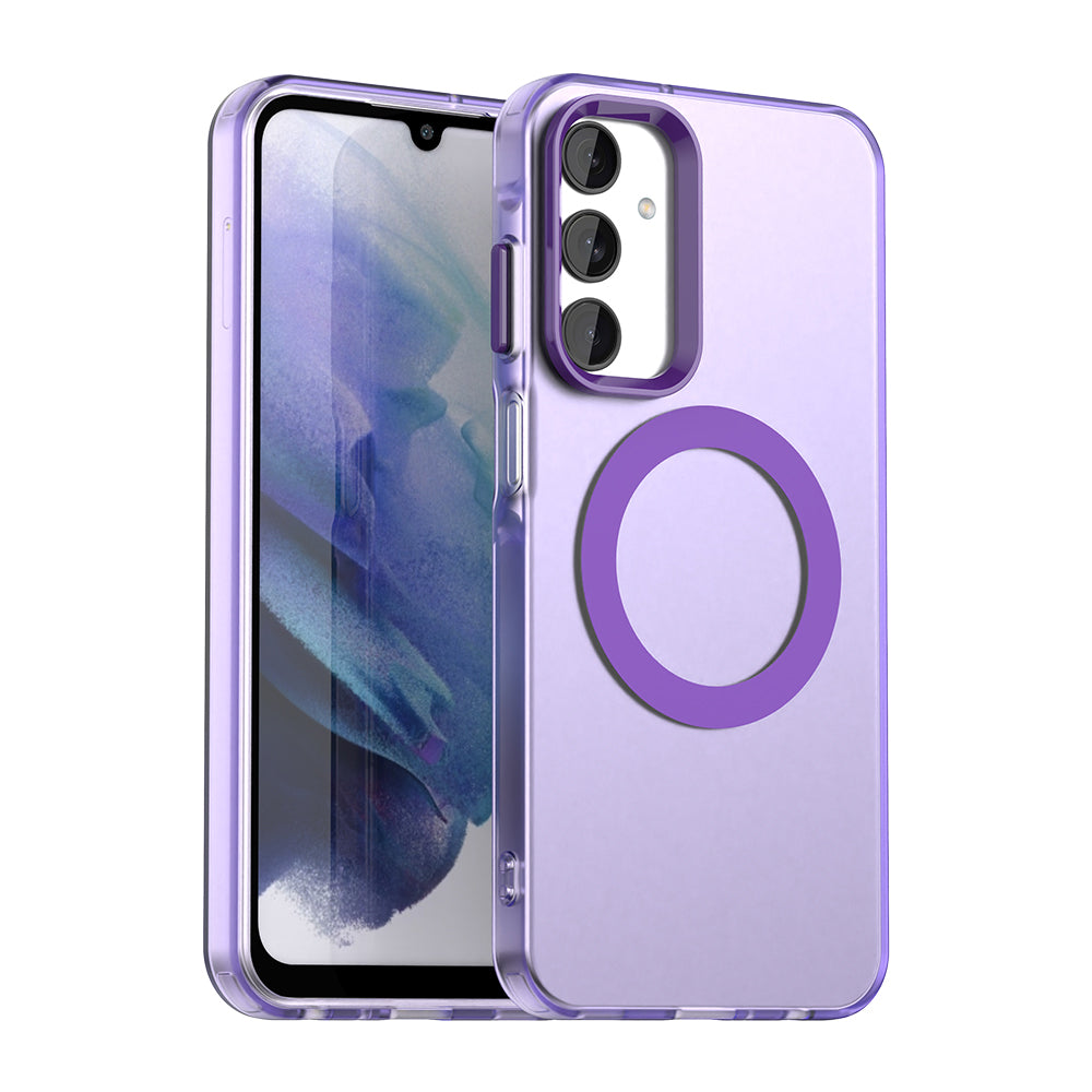 Coque MagSafe pour Samsung Galaxy A25 A256, Techsuit, CandyCase, Violet
