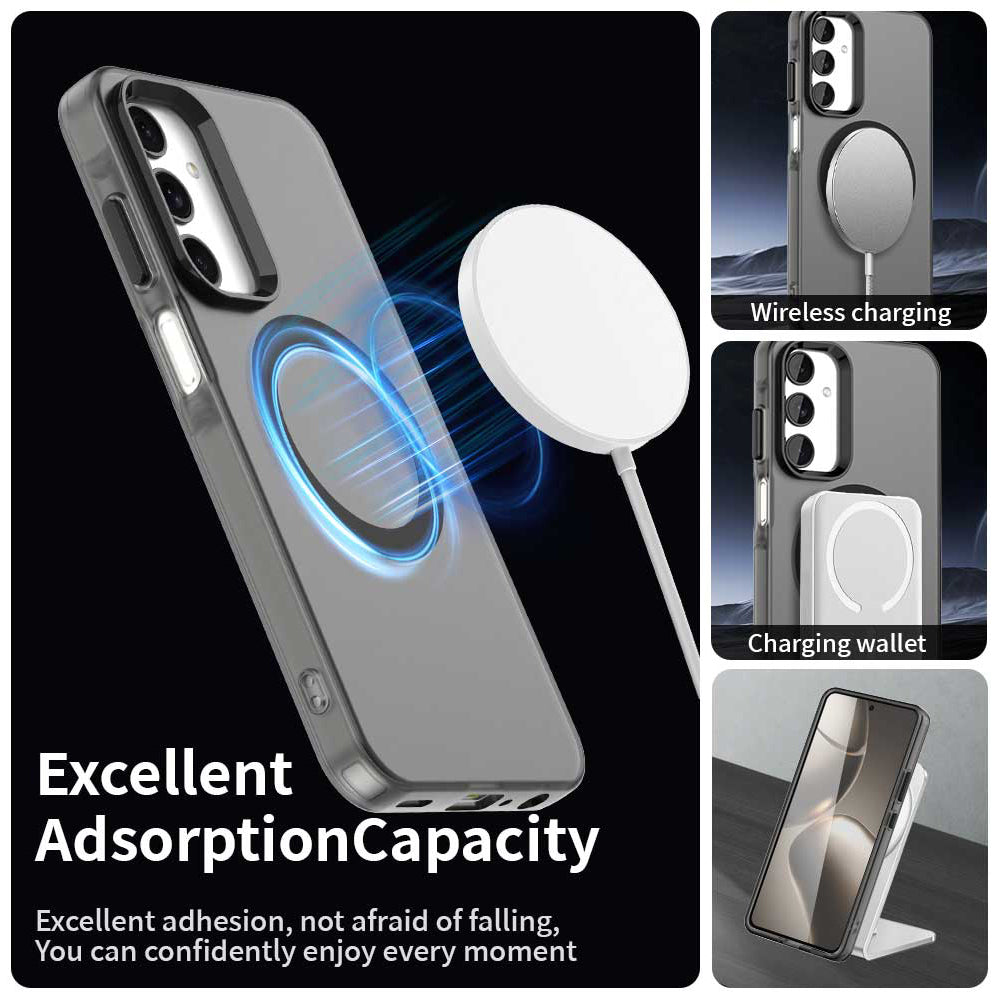 Coque MagSafe pour Samsung Galaxy A25 A256, Techsuit, CandyCase, Noire