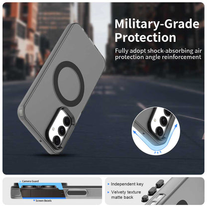 Coque MagSafe pour Samsung Galaxy A25 A256, Techsuit, CandyCase, Noire