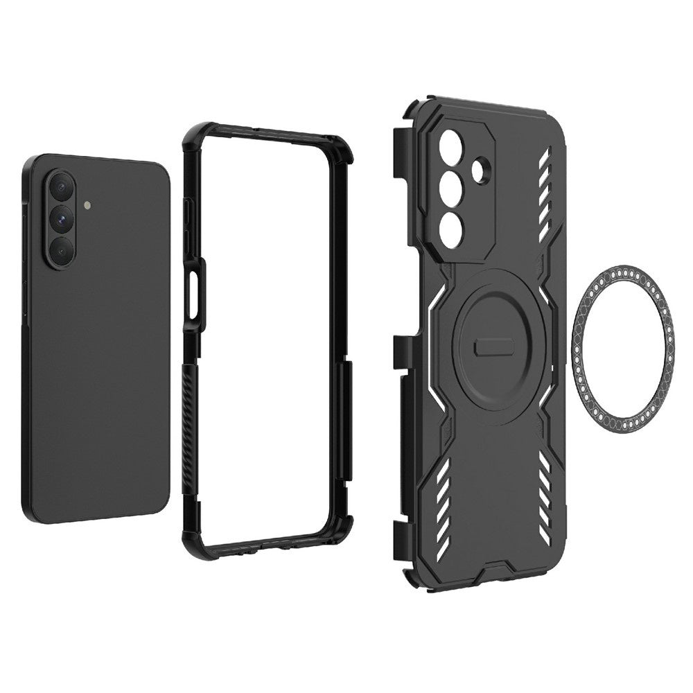 Custodia MagSafe per Samsung Galaxy A26 A266, Techsuit, ArmorMag, Nera