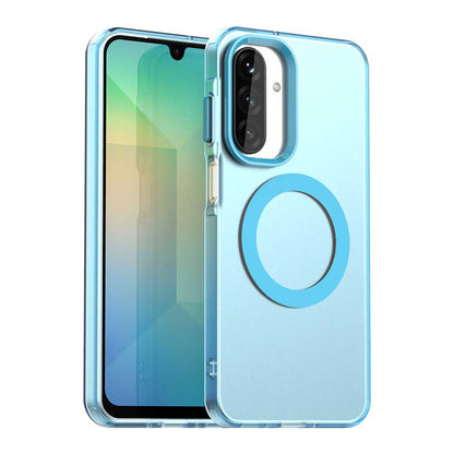 Custodia MagSafe per Samsung Galaxy A26 A266, Techsuit, CandyCase, Blu