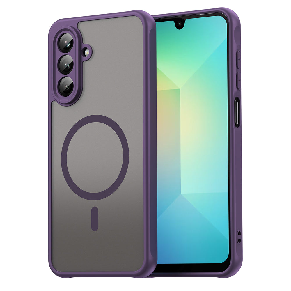 Coque MagSafe pour Samsung Galaxy A26 A266, Techsuit, HaloFrost II, Violet