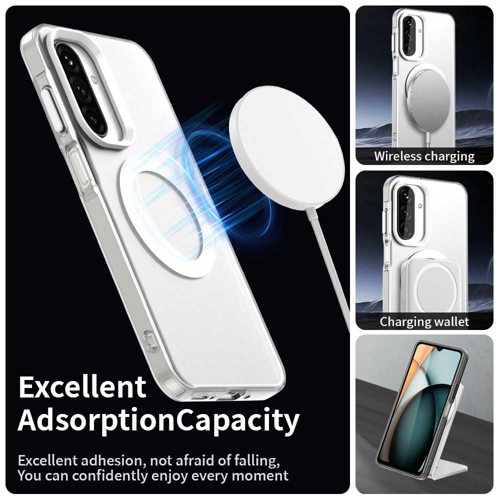 Custodia MagSafe per Samsung Galaxy A27 5G, Techsuit, CandyCase, Bianca