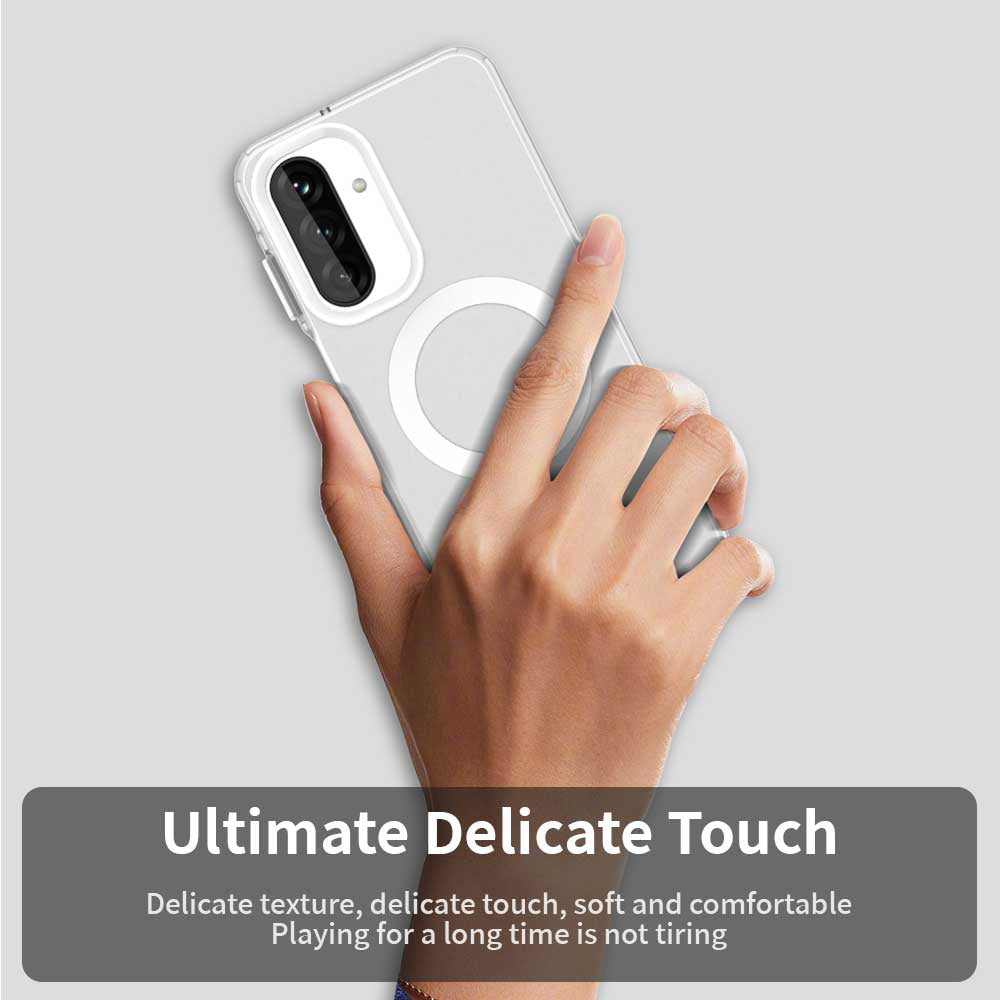 Custodia MagSafe per Samsung Galaxy A27 5G, Techsuit, CandyCase, Bianca