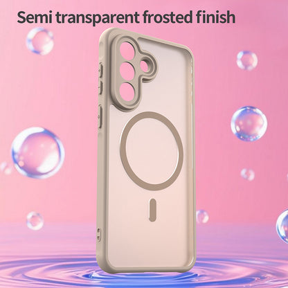 Custodia MagSafe per Samsung Galaxy A27 5G, Techsuit, HaloFrost II, Dorata
