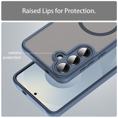 MagSafe-Hülle für Samsung Galaxy A27 5G, Techsuit, HaloFrost II, Marineblau