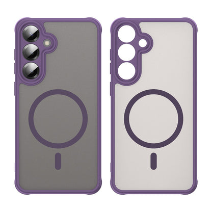 Custodia MagSafe per Samsung Galaxy A27 5G, Techsuit, HaloFrost II, Viola
